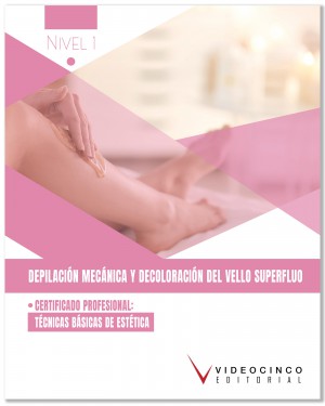 Depilación mecánica y decoloración del vello superfluo